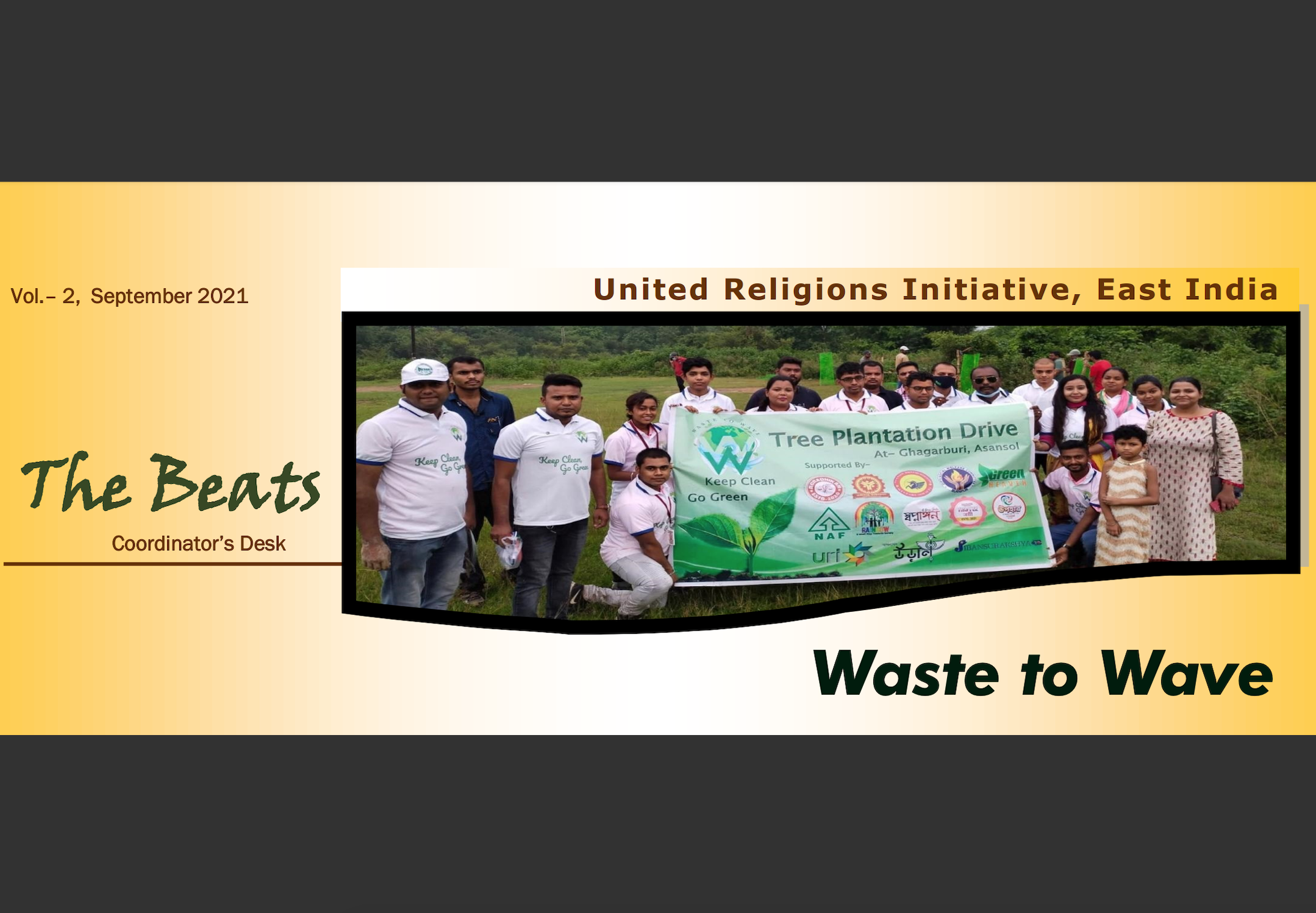 URI East India Launches "Waste to Wave" Movement URI